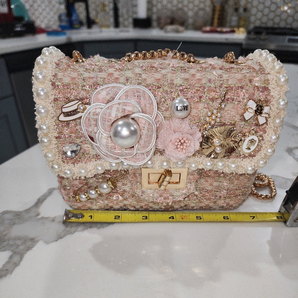 Tweed Inspired Crossbody